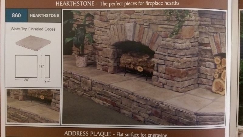 Fireplace hearth stone ideas