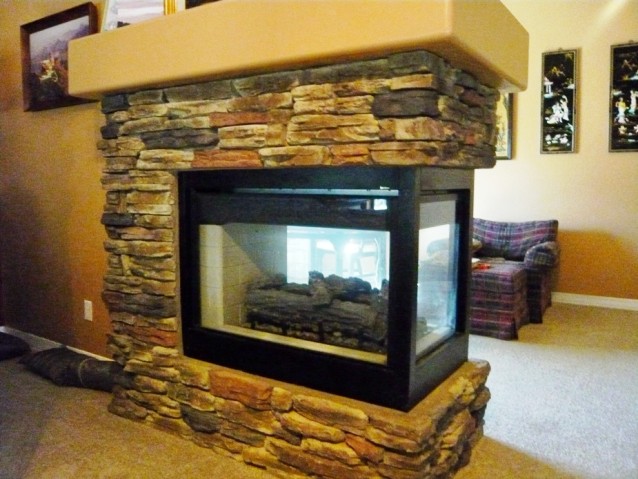 Beautiful See Thru Fire Plade Made From Ledge Suede Stone | Centurion Stone Of Arizona