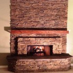 Full fireplace remodel multiblend suede color centurion veneers in Arizona