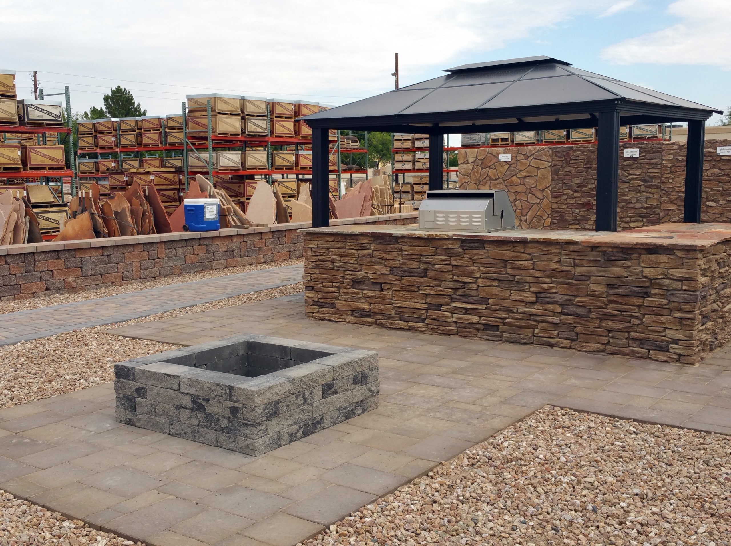 affordable stone supply company showroom bbq