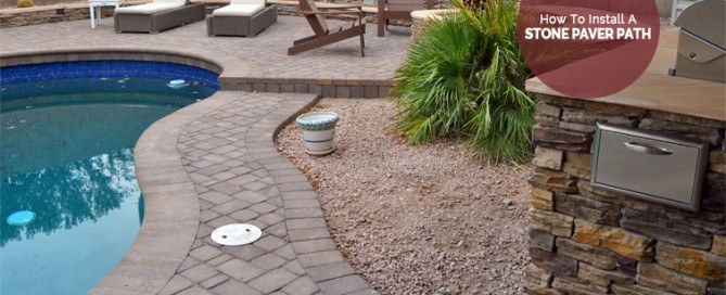 How To Install A Stone Paver Path