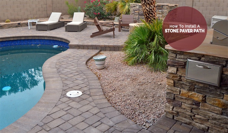How To Install A Stone Paver Path