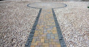 flagstone paved patio walkway in chandler