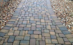 stone pathway on gilbert landscape