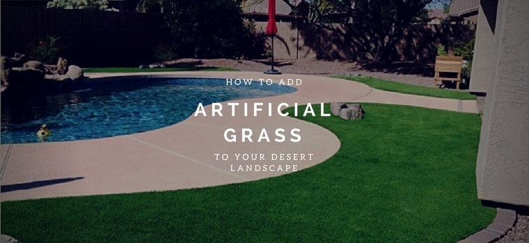 HOW TO ADD ARTIFICIAL GRASS TO YOUR DESERT LANDSCAPE