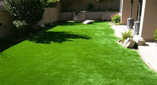 Picture of a recent Mesa fake grass project by Centurion Stone