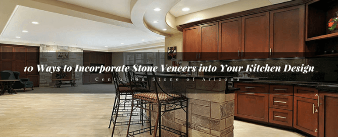 ways to incorporate stone veneers into your kitchen design banner