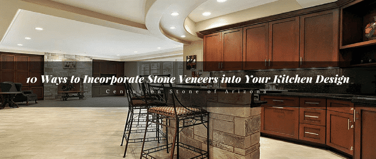 10 ways to incorporate stone veneers into your kitchen design