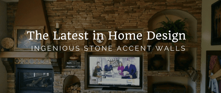 The latest in AZ home design: ingenious stone accent walls