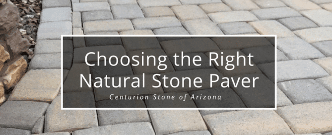 Choosing the right natural stone paver