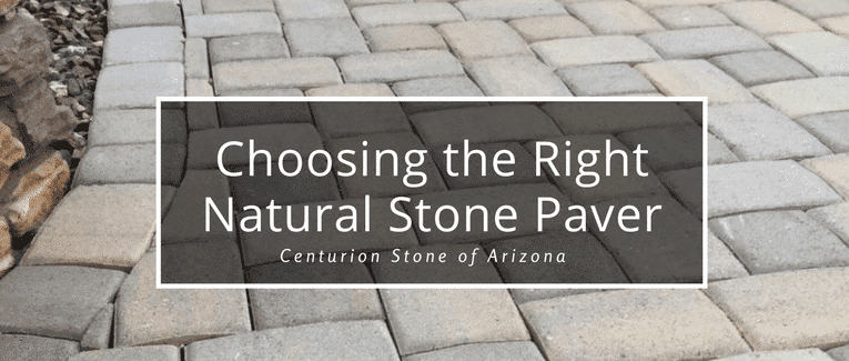 Choosing the right natural stone paver