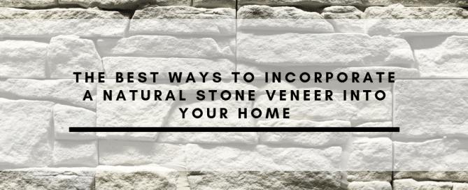 Natural Stone Veneer in home