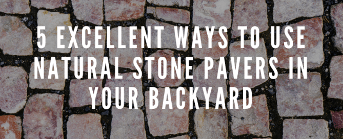 Stone Paver in backyard banner