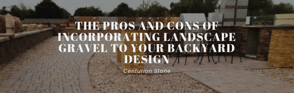 Backyard design With Gravel And Stone