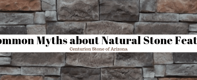 Natural stone features in Arizona
