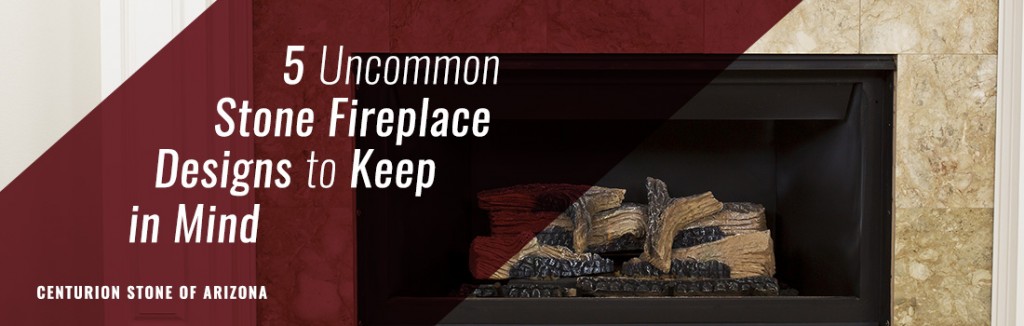5 uncommon stone fireplaace design banner