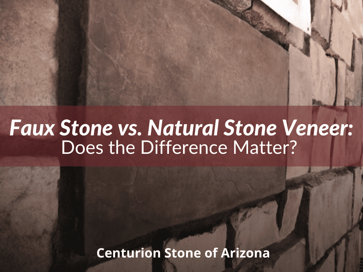 Faux Stone vs. Natural Stone Veneer: Does the Difference Matter?