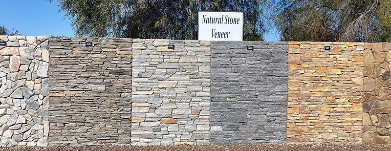 Natural stone veeners
