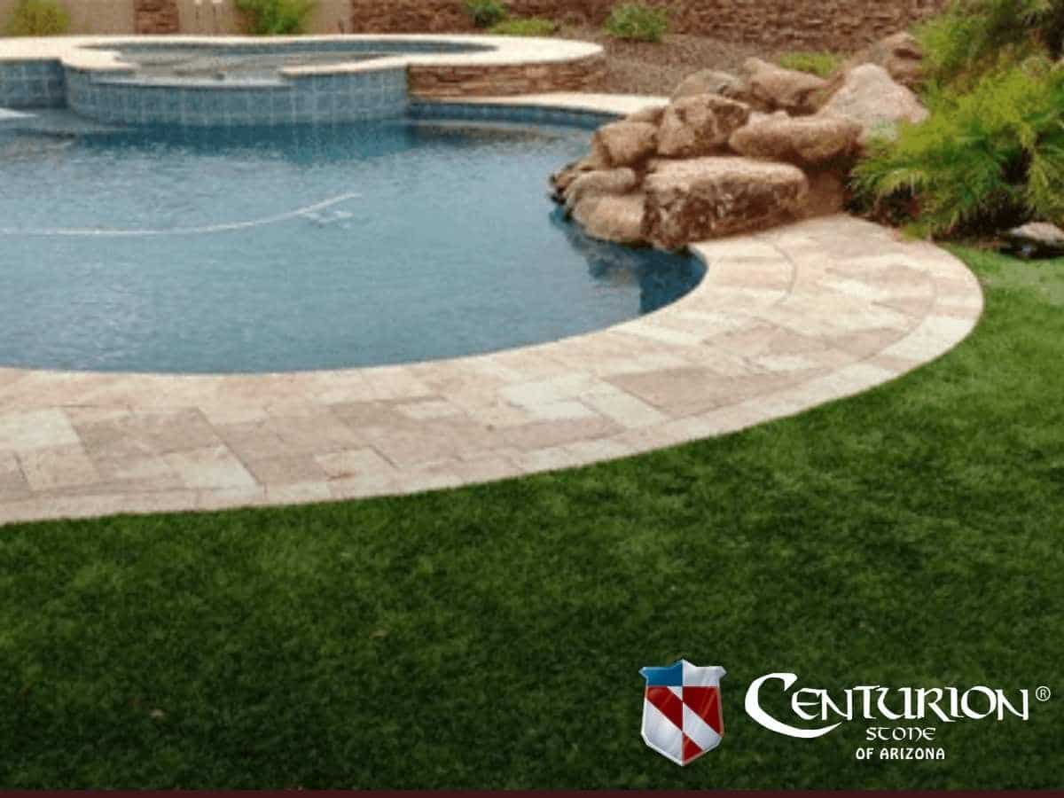 How To Enhance Your Home Landscape With a Natural Swimming Pool & Stone Features In Mesa, AZ