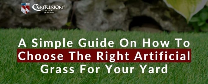 A Simple Guide On How To Choose The Right Artificial Grass For Your Yard