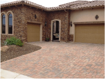 Travertine Pavers For Enhanced Garden Landscapes in Sun Lakes