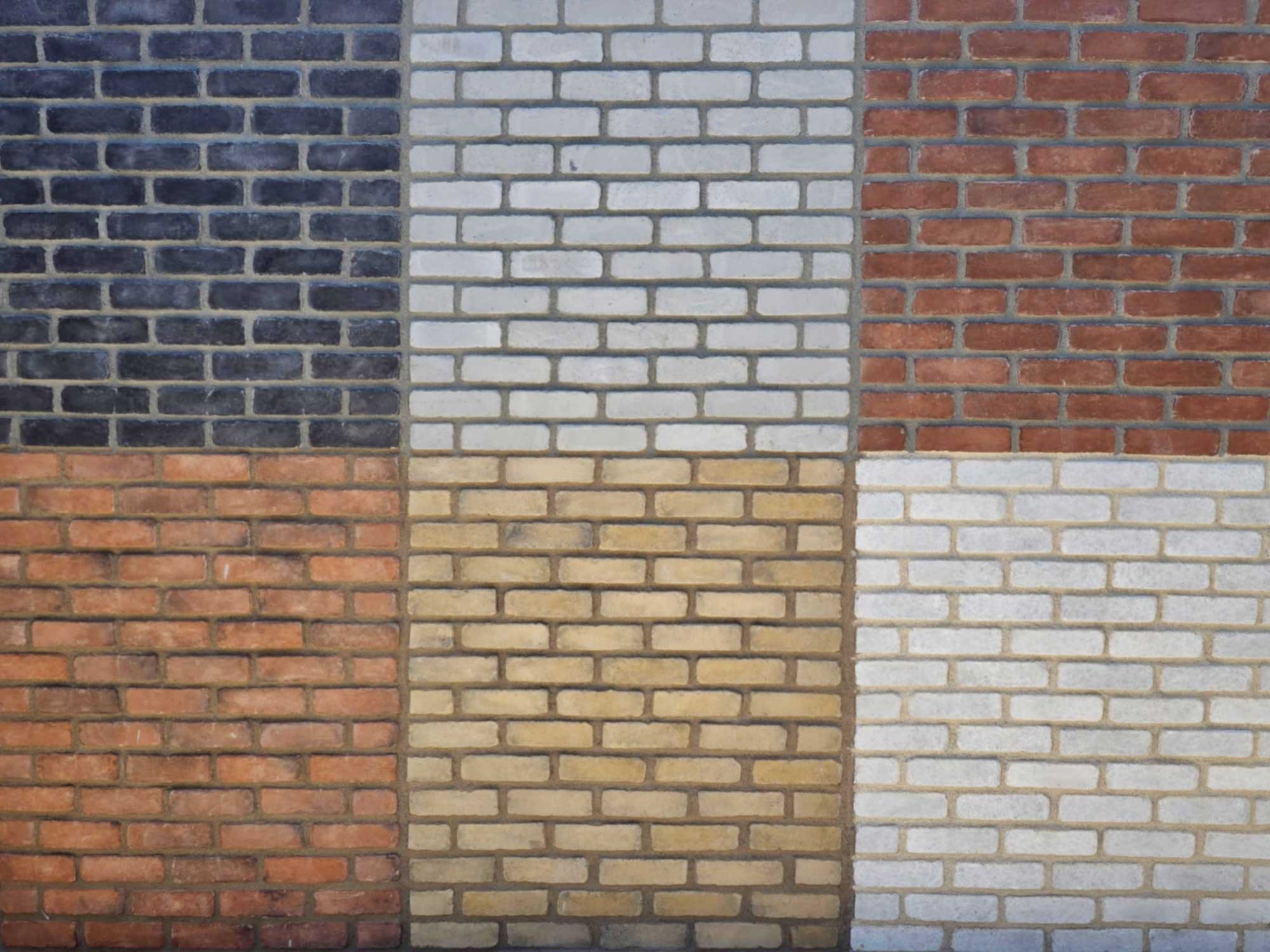 6 Different Colored Bricks for Decorative Indoor and Outdoor Walls in Arizona