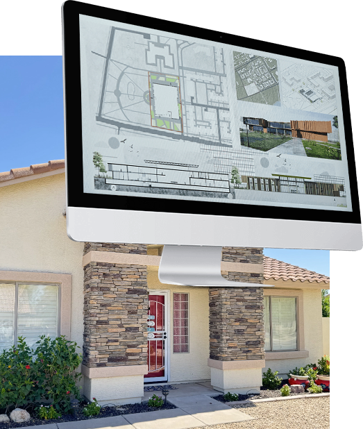 3D landscape design before installation